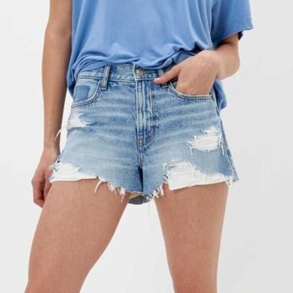 American Eagle Super Hi-Rise Shortie Shorts - Picture 1 of 9